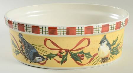 Winter Greetings 3 Qt Buffet Server No Lid