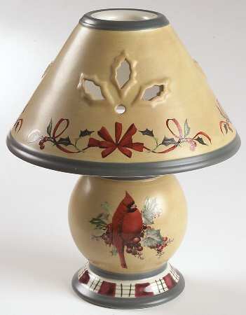 Winter Greetings Tea Light Lamp with Shade