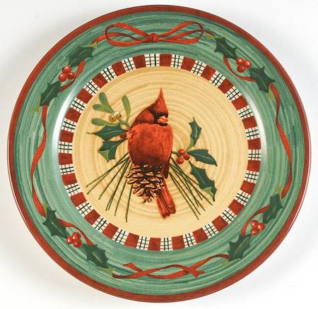 Winter Greetings Dinner Plate