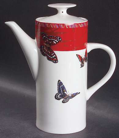 Maesto Red Coffee Pot & Lid