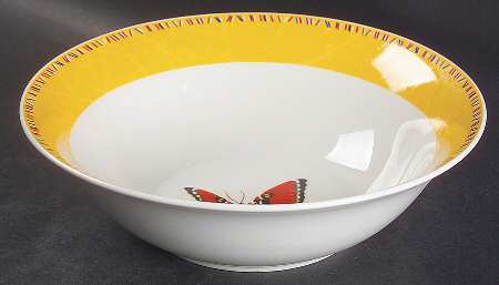 Maesto Yellow 9" Round Vegetable Bowl
