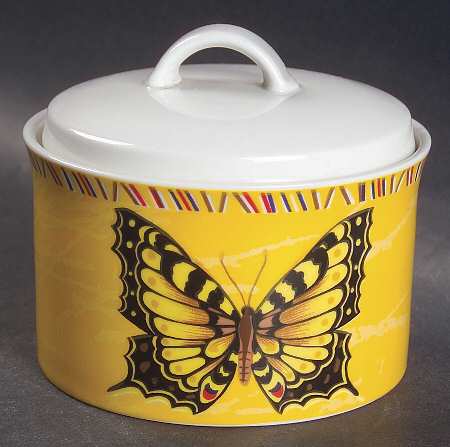 Maesto Yellow Sugar Bowl & Lid