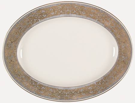 Haute Couture 16" Oval Serving Platter