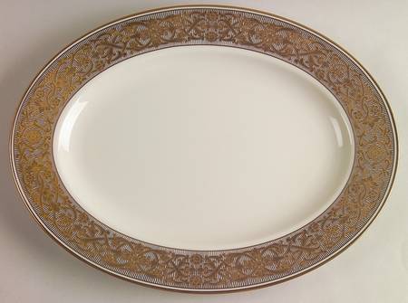 Haute Couture 13" Oval Serving Platter