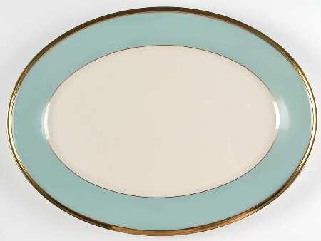 Aquamarine 14" Oval Serving Platter