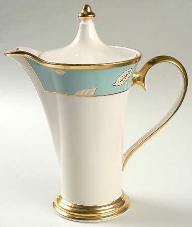 Aquamarine Coffee Pot & Lid