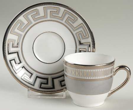 Millennia Flat Demitasse Cup & Saucer Set