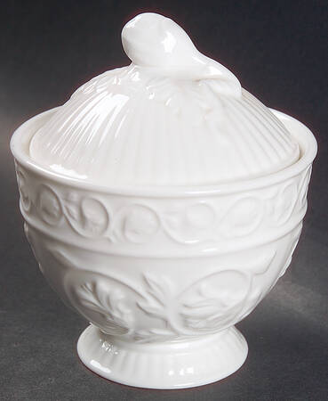 Damasse (No Trim) Sugar Bowl & Lid