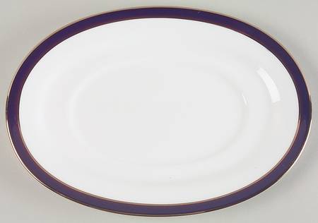 Federal Cobalt Platinum Underplate for Gravy Boat