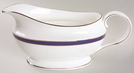 Federal Cobalt Platinum Gravy Boat