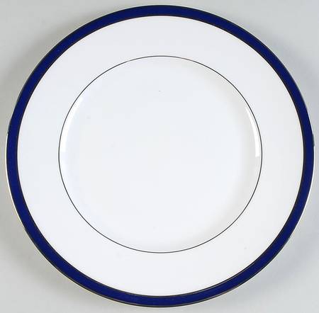 Federal Cobalt Platinum Dinner Plate