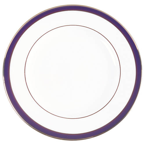Federal Cobalt Platinum Salad Plate