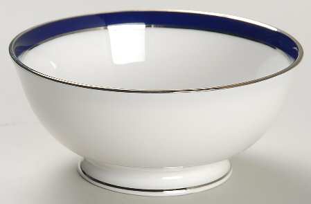 Federal Cobalt Platinum Fruit/Dessert (Sauce) Bowl