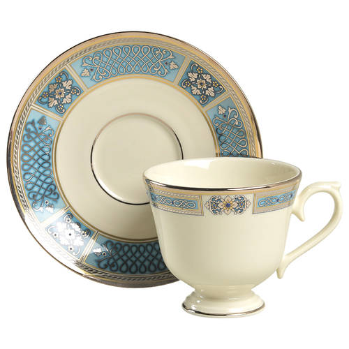Jewels Sapphire Footed Cup & Saucer Set