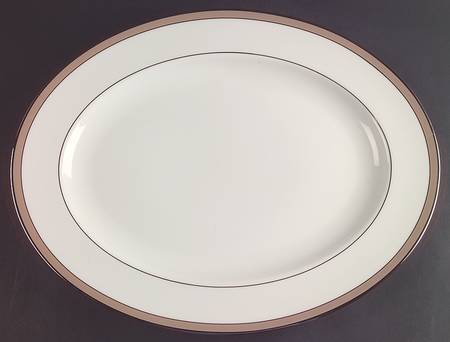 Onyx Frost 16" Oval Serving Platter