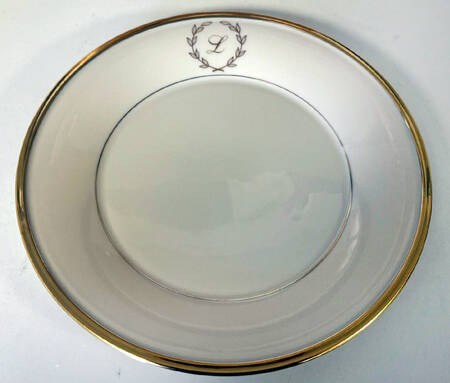 Eternal Classique Monogram Luncheon Plate