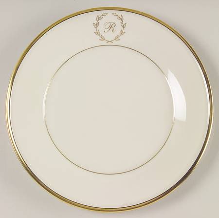 Eternal Classique Monogram Luncheon Plate