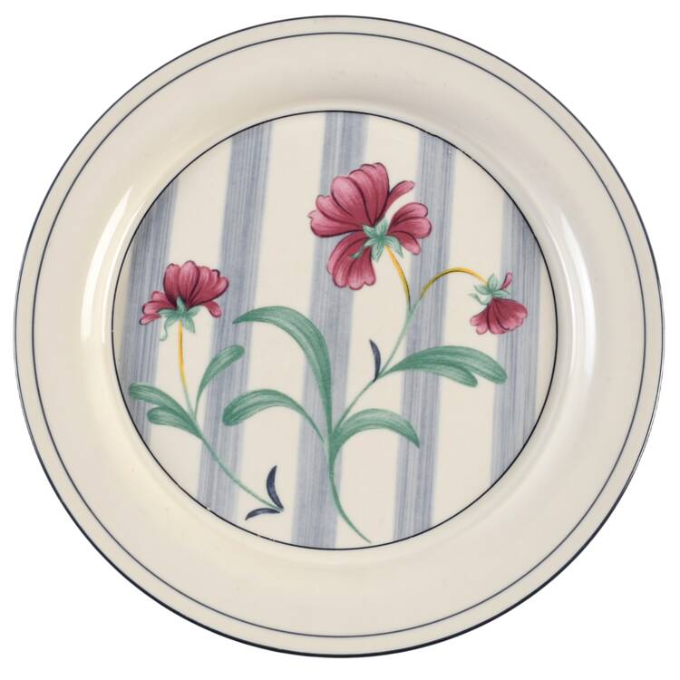 Poppies On Blue Botanical Millennium Dinner Plate