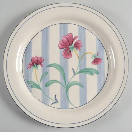 Poppies On Blue Botanical Millennium Dinner Plate