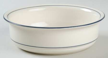 Poppies On Blue Botanical Soup/Cereal Bowl