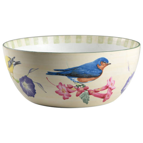 Summer Greetings  10" Large Salad Serving Bowl