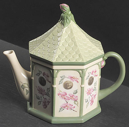 Summer Greetings  Figural Teapot & Lid