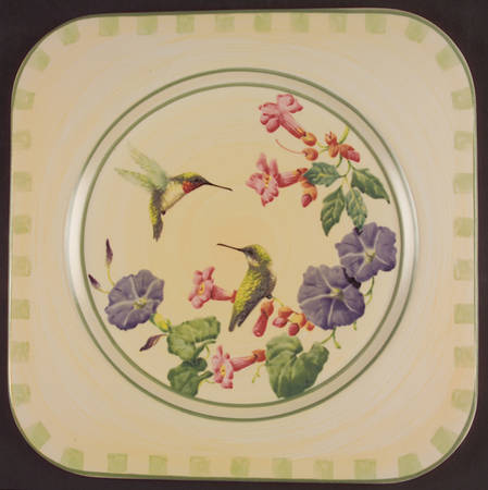 Summer Greetings  13" Square Serving Platter