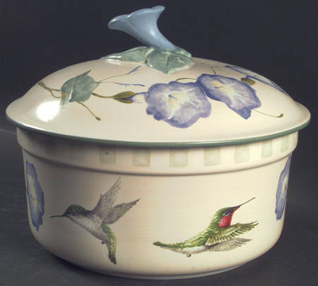 Summer Greetings  3 Quart Covered Round Baker