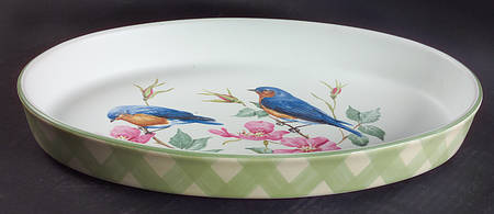 Summer Greetings  13" Oval Baker