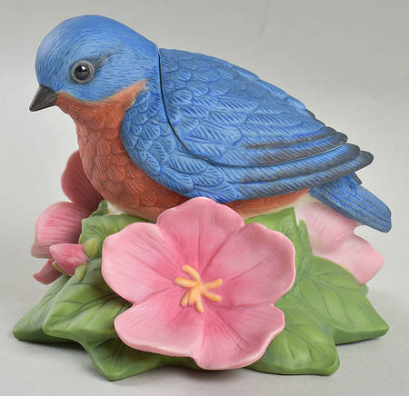 Summer Greetings  Figural Sugar Bowl & Lid