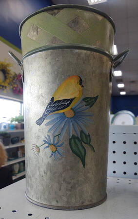 Summer Greetings  Metal Wine Cooler