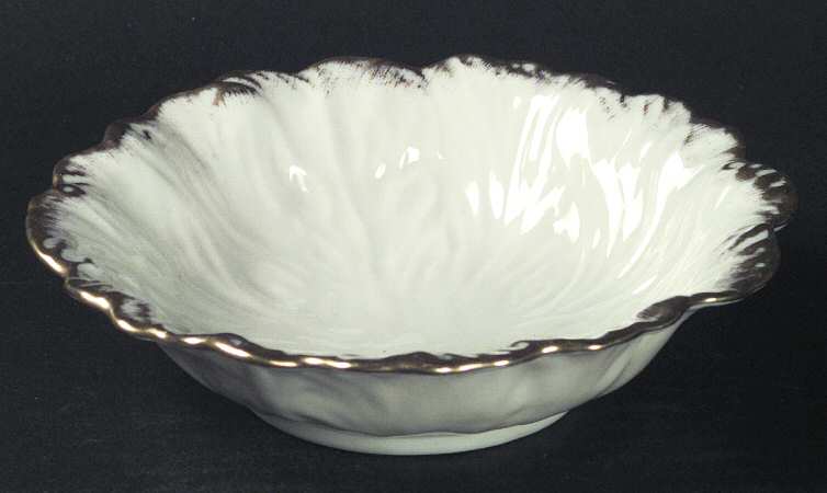 Goldleaf Collection 6" Round Scalloped Dish
