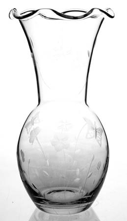 Butterfly Meadow 10" Glassware Vase