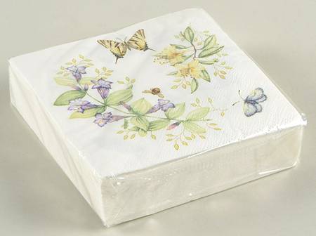 Butterfly Meadow Package of Paper Beverage Napkins