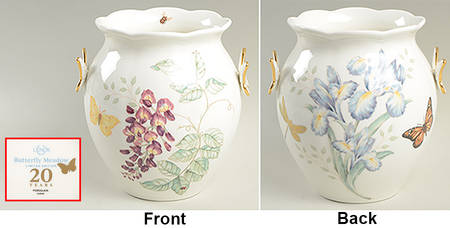Butterfly Meadow 20th Anniversary Backstamp Vessel