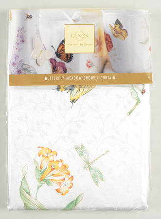 Butterfly Meadow 70" X 72" Cloth Shower Curtain