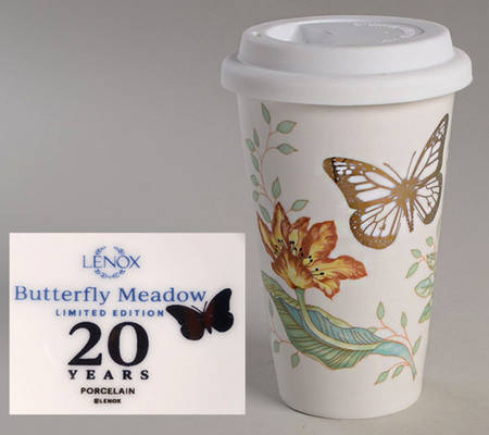 Butterfly Meadow 20th Anniversary Travel Tumbler & Silicone Lid