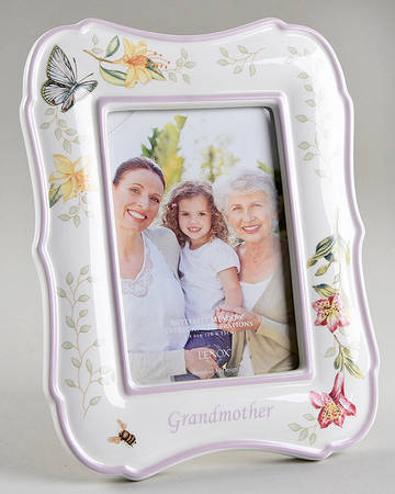 Butterfly Meadow Frame-Holds 4" X 6" by Lenox