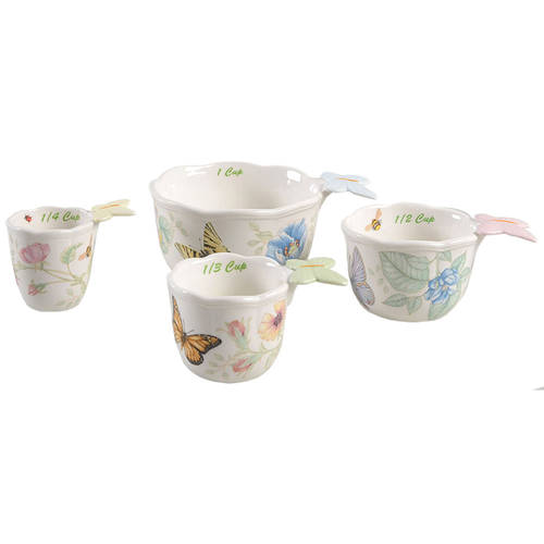 Butterfly Meadow Measuring Cup Set (1 Cup,1/2 Cup,1/3 Cup,1/4 Cup)