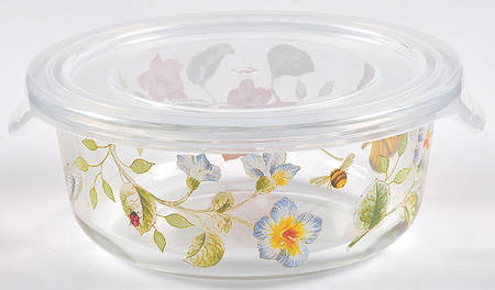 Butterfly Meadow Glassware Storage Bowl & Lid