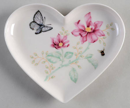 Butterfly Meadow Heart Shaped Dish by Lenox