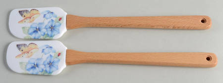 Butterfly Meadow (Set of 2) Wood Handle Spatulas by Lenox