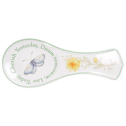 Butterfly Meadow Spoon Rest/Holder (Holds 1 Spoon)