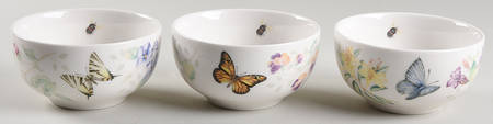 Butterfly Meadow Mini 4" Prep Bowl - Set of 3 Motifs