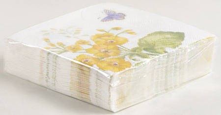 Butterfly Meadow Package of Paper Beverage Napkins