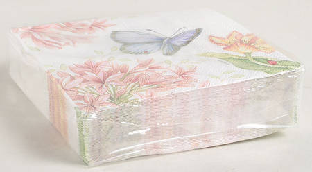 Butterfly Meadow Package of Paper Beverage Napkins