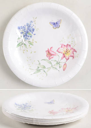 Butterfly Meadow (Pack of 24) Paper Luncheon/Dessert Plates
