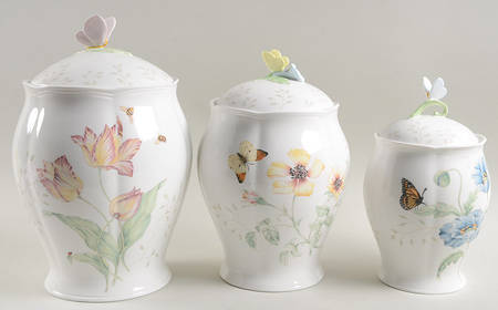 Butterfly Meadow (3 Piece) Canister Set (Box Set)