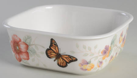 Butterfly Meadow Square Serve & Store Bowl No Lid