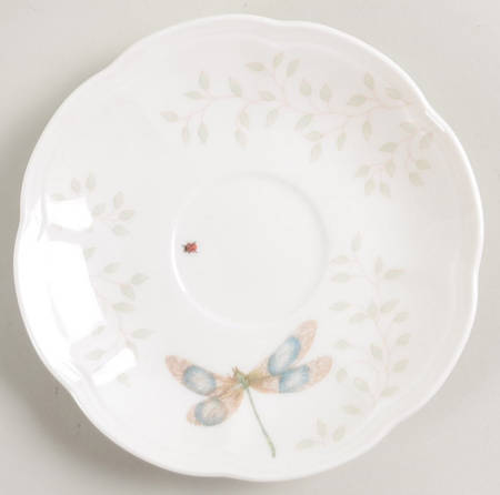 Butterfly Meadow Saucer for Footed Cup